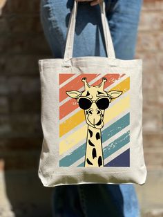 Funny Tote Bag, Giraffe Tote Bag, Casual Tote Bag, Cute Tote, Nature Lover, Women Shoulder Shirt, Gift For Women, Tote Bag Aesthetic 🎉 Welcome to Our Eco-Chic Boutique! 🎉 💐 We're Absolutely Delighted to Have You! 💐 Diving into our boutique feels like uncovering a secret garden of treasures, all thoughtfully selected with you in mind. Our mission is to fill your world with joy and satisfaction, handpicking each piece to ensure your shopping journey with us is nothing short of wonderful. 🌿 A Fun Rectangular Bag For Daily Use, Fun Rectangular Bags For Daily Use, Trendy Bags With Animal Design For Everyday, Fun Rectangular Canvas Bag For Everyday Use, Fun Rectangular Bags For Gifts, Fun Rectangular Bags Ideal For Gifts, Fun Shoulder Bag For Daily Use As Gift, Large Capacity Fun Rectangular Shoulder Bag, Fun Rectangular Shoulder Bag For Daily Use