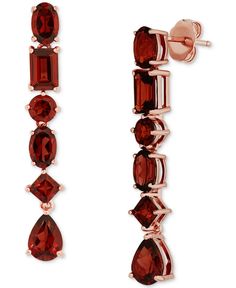 in stock Macys Jewelry, Rhodolite Garnet, Fine Jewellery Earrings, Jewelry Rings Engagement, Sparkle Diamonds, Gold Plated Sterling Silver, 18k Rose Gold, Rose Gold Plates, Sterling Silver Jewelry