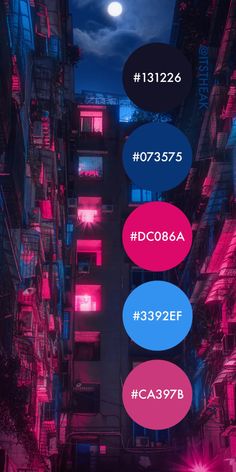 an image of a city street at night with text bubbles above it that read, d c086a