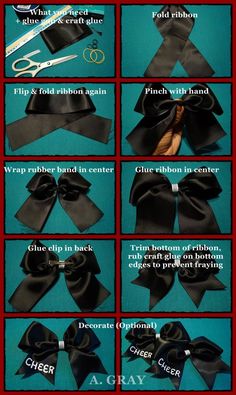 Cheer Bows Diy, Softball Bows, Cheerleading Bows, Make A Bow, Cheer Hair, Cheerleading Gifts, Cheer Coaches, Cheer Gifts, Diy Bows