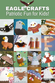 eagle crafts for kids that are fun and easy to make