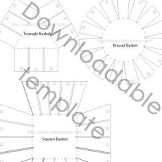 an image of paper model with instructions for the top, bottom and bottom half of it