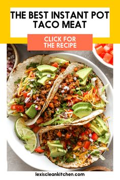 the best instant pot tacos for the recipe