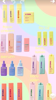 #BYOMA #BYOMASKINCARE #Skincare #Cute #Preppy Byoma Skincare, Milky Toner, Gel Sunscreen, Face Makeup Tips, Space Nk, Birthday Gifts For Teens, Pretty Skin