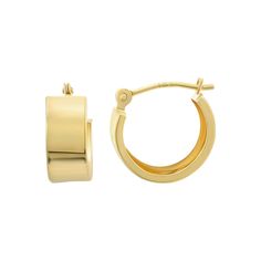 Add a fashionable touch to any ensemble with these Forever 14K 14k gold huggie hoop earrings. Click on this JEWELRY & WATCHES GUIDE to learn about fit, styles, materials and more! Add a fashionable touch to any ensemble with these Forever 14K 14k gold huggie hoop earrings. Click on this JEWELRY & WATCHES GUIDE to learn about fit, styles, materials and more! FEATURES Dimensions: 12.5 mm x 3.5 mm Backings: click-it Nickel free Metal: 14k gold Finish: polished Packaging: boxed Please note, due to t Gold Huggie Hoop Earrings, Huggie Hoop Earrings, Shopping List, Gold Finish, To Learn, Jewelry Watches, Hoop Earrings, Packaging, Gold