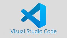 the logo for visual studio code, which is designed to look like an x symbol