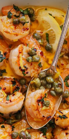 Lemon Garlic Butter Shrimp with Capers. Shrimp Limone Recipe, Shrimp Scallop Recipes Healthy, Low Carb Recipes With Shrimp, Colossal Shrimp Recipe Dinners, Shrimp Lemon Garlic Pasta, Lemon Butter Shrimp Pasta, Shrimp Keto Recipes, Italian Shrimp Pasta