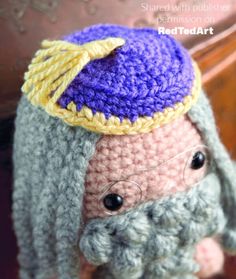 Free Albus Dumbledore Crochet Pattern - Harry Potter Projects - Red Ted Art - Kids Crafts