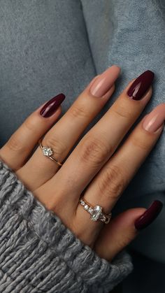 Get inspired by these classy burgundy nails with dark red and black accents Explore stylish French tip designs chic art ideas elegant short acrylic polish and more Elevate your nail game with trendy designs and tips for a sophisticated manicure Perfect for anyone looking to rock a bold and chic look more in the telegram Nails For A Maroon Dress, Maroon And Pink Nails, Maroon Short Nails, Merlot Nails, Mexico Nails, French Tip Designs, Maroon Nail Designs, Burgundy Nail Art