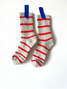 Striped Boyfriend Socks - Red Stripe – Le Bon Shoppe Socks Stripes, Grown Ups, Online Fashion Boutique, Find You