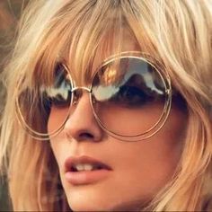 THINK VINTAGE ONLINE | Accessories | Farrah Retro 7s Hipster Oversized Shades | Poshmark Circular Sunglasses, Sunglasses Big, Flower Power Hippie, Sunglasses Oversized, Campaign Fashion, نظارات شمسية, Brown Sunglasses, Cat Eyes, Sunglasses Fashion