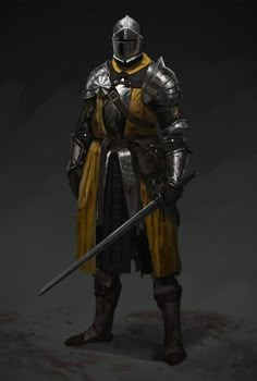 Small dump of character art - Imgur Illustration Fantasy, Medieval Knight, Fantasy Male