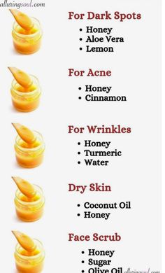 Honey Ideas, Honey For Acne, Chiffon Styles, Face Scrubs, Healthy Bodies, Turmeric Mask, Aesthetic Health, Healthy Nutrition Plan, Honey Photography