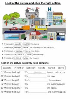 a worksheet with pictures and words on it