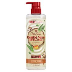 Old Spice GentleMan's Collection Exfoliating Body Wash, Sandalwood & Aloe Vera, 18 Fl oz (532 ml) Gentle Man, Freebies By Mail, Exfoliating Body Wash, Hygiene Products, Herbal Infusion, Old Spice, Deodorant Spray, Moisturizing Body Wash