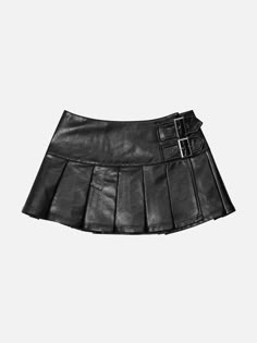 Vintage Solid Leather Pleated Skirt – Aelfric eden Underground Clothing, Pu Skirt, Womens Pleated Skirt, Leather Pleated Skirt, 90s Fashion Grunge, High Waisted Pleated Skirt, Clothing Details, Cargo Skirt, Comfy Hoodies