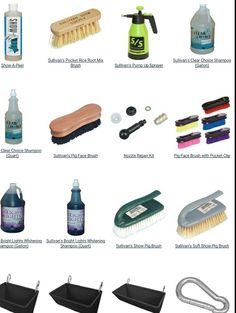 there are many different types of cleaning products