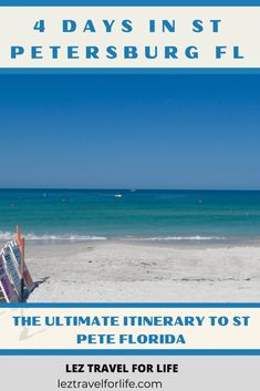 4 Days in St Petersburg FL: The Ultimate Itinerary to St. Pete FL Florida Family Vacation, St Petersburg Florida, St Petersburg Fl, St Pete Beach, Best Boats, Usa Travel Guide, Travel Activities, Florida Vacation