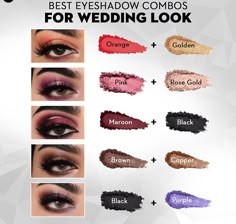 Eyeshadow Combinations, Eyeshadow Combos, Maquillage Yeux Cut Crease, Face Contouring Makeup, Apply Eyeshadow, Makeup Brushes Guide