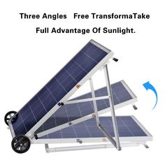 three angles free transform take full advantage of sunlight with this folding solar panel system that is easy to assemble