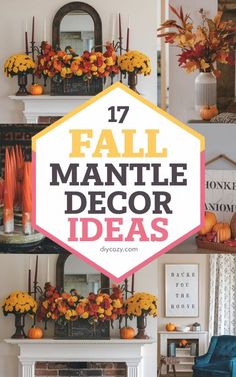 fall mantel decor ideas that are easy to do