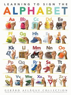 the learning to sign the alphabet book