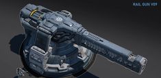 Railgun Concept Art, Spaceship Design, Azur Lane, Futuristic Cars, Military Equipment, Futuristic Technology, Concept Cars, Military Vehicles, Science Fiction