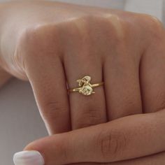 Gold Bunny Ring designed by ISEA, it is with you with its minimalist design and high quality craftsmanship. ➤ Ring Details * 14k / 18k Yellow Gold or Yellow Sterling Silver * Gold Color Options; 14K / 18k White, Yellow, Rose Gold * Sterling Silver Color Options; Yellow, Rose, White * Top Width: 7 mm * Top Length: 9 mm * Band Width: 1.75 mm * Band Thickness: 1.10 mm * Ready to Ship 3-5 Business Days 💍 ISEA Jewels' pieces are handcrafted by 10-15 years of experienced craftsmen and made to order in a very short time. 🎁 All pieces come in a quality and hygienic suede gift box enclosed in a pouch. 🌎 Our products arrive worldwide within 6 working days. ❓ Questions, comments, or just want to say hi? We are glad to hear from our customers and are always quick to respond. Reviews are always appr Gold Rabbit, Bunny Ring, Rabbit Ring, Animal Ring, Personalized Ring, Animal Rings, Personalized Rings, 14k Gold Ring, Ring Gold