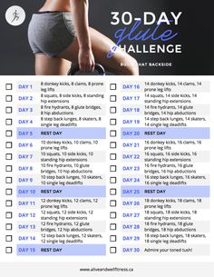 the 30 - day glue challenge is here to help you get fit and build muscle