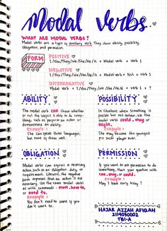 Lattering Notes Tenses Chart, Basic English Grammar Book, English Tenses, Grammar Notes, English Notes, English Grammar Notes, Modal Verbs, Study English Language, English Grammar Book