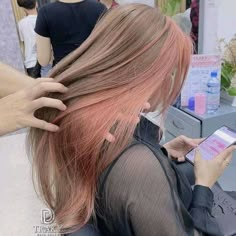 Hair Color Ideas Korean, Hair Color Aesthetic, Korean Hairstyles, Inspo Hair, Hair Color Underneath, Color Aesthetic, Pretty Hair Color, Hair Stylies