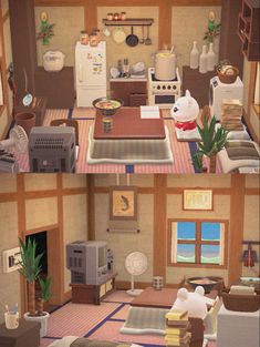 모동숲 인테리어 Japanese Bedroom Animal Crossing, Animal Crossing House Ideas Inside, Acnh Villagers Homes Interior Japanese, Acnh Small House Interior, Acnh Japanese Room Ideas, Acnh Japanese Interior