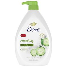 Dove Cucumber Body Wash, Green Tea Body Wash, Sulfate Free Body Wash, Cucumber Green Tea, Dove Beauty, Dove Body Wash, Neutrogena Makeup, Smoothie Healthy, Gentle Skin Cleanser