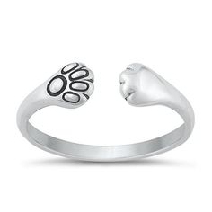 Beautiful Adjustable Paws Ring 925 Puppy Cat Sterling Silver Band Jewelry Female Male Unisex Size 10 All our silver jewelry is crafted from .925 silver also commonly referred to as sterling silver. Sterling silver is the standard for beautiful high-quality silver jewelry and cannot be replicated by lower priced silver plated jewelry. It is 92.5% pure silver, mixed with alloys to add strength and durability to stand the test of time. Keep your fine jewelry shiny and elegant by storing it properly Paw Print Ring, Paw Ring, Sterling Silver Toe Rings, Silver Toe Rings, Lab Grown Diamonds Engagement, Female Male, Band Jewelry, Silver Plated Jewelry, Sterling Silver Bands