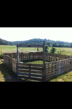 several pictures of different types of wooden fences