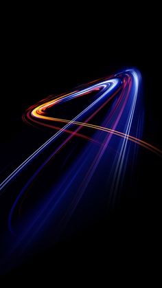 an abstract photo of light streaks in the dark