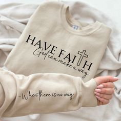 Christian Tshirt Design Ideas Vinyl, Faith Shirts For Women, Christian Shirt Design Ideas, Faith Clipart, Sleeve Shirt Design, Jesus Apparel, Scripture Shirt, Christian Shirts Designs, Faith Clothing