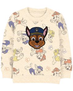 He'll love fighting crime with his favorite pups on this super soft pullover, complete with a chenille patch on the front. Toddler Boy Sweater, Chenille Patch, Shop Clothing, Paw Patrol, Toddler Boys, Sweater Hoodie, Clothing Accessories, Oatmeal, Baby Clothes