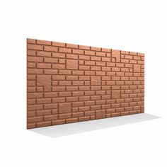 a brick wall is shown with no bricks on it