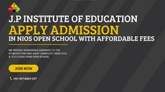 the j p institute of education application is open for students to learn how to apply