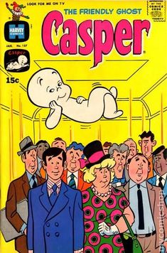 the cover to casper ghost comic book