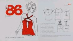 an advertisement for a women's clothing line with the image of a woman in a red dress