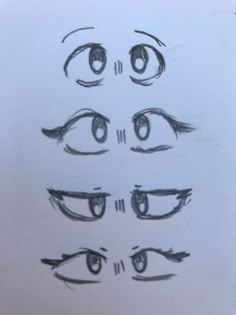 the eyes are drawn in different ways