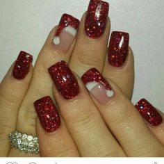 Diy Christmas Nail Art, Nail Christmas, Christmas Nails Diy, Xmas Nail Art, Christmas Nails Easy, Christmas Gel Nails, Cute Christmas Nails