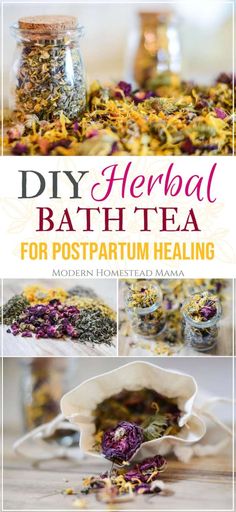 Cycle Awareness, Bath Tea Recipe, Healing Postpartum, Bath Teas, Herbal Bath Tea, Tub Tea, Bathroom Diy Ideas, Postpartum Healing, Tea Bath