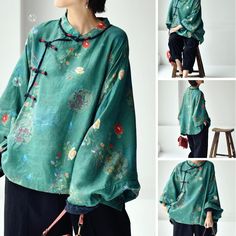 Asymmetric Shirt, Printed Shoes, Linen Top Women, Linen Color, Women Figure, Long Sleeved Shirt, Linen Blouse, Maxi Dress Green, Women Long Dresses