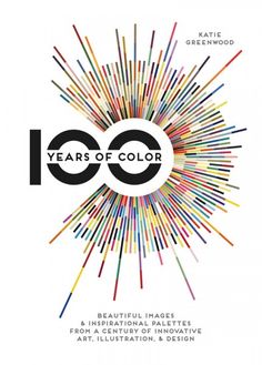 the cover of an article with colorful lines and letters in black, white, and red