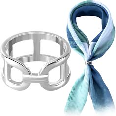 PRICES MAY VARY. Package Included: You will get 1 pcs silver scarf ring clip. Size is 0.91x0.43 inch/ 2.3x1.1 cm Classic Colors: Silver is a timeless classic, elegant and dignified, suitable for collocation of a variety of styles Exquisite Scarf Buckle: This scarf ring clip is made of alloy, hypoallergenic, and the smooth coating surface can protect your scarf from wear or scratches. Simple and modern design, elegantly fasten your scarves, shawl and t-shirts Perfect Choice: The chunky chain silk Silver Scarf, Scarf Buckle, Scarf Rings, Scarf Pin, Women Shawl, Female Friends, Classic Elegant, Wide Bands, Timeless Classic