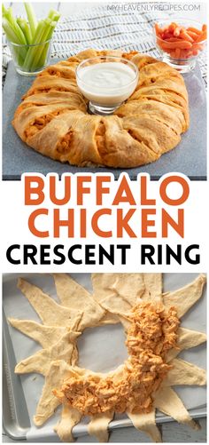 buffalo chicken crescent ring Taco Ring With Crescent Rolls Pampered, Football Food Crescent Rolls, Pillsbury Crescent Roll Dinner Recipes, What Can You Make With Pillsbury Crescent Rolls, Buffalo Chicken Wreath Recipe, Bbq Chicken Ring Crescent Rolls, Chicken Pillsbury Crescents, Dinner Ideas With Croissant Rolls, Pillsbury Sandwich Recipes