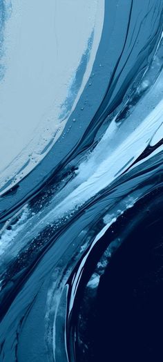 an abstract photo of blue water with waves